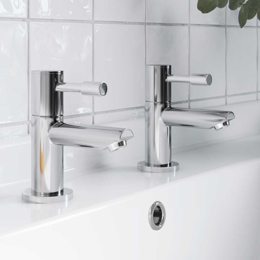 Nuie Series 2 lever basin taps – chrome Nuie Series 2 lever basin taps – chrome