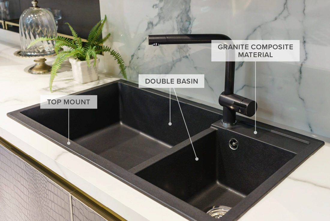 Granite composite kitchen sink
